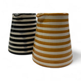 Striped Milk Pitcher