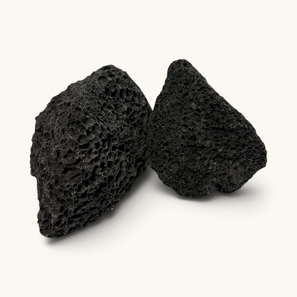 Pierre ponce volcanique noire naturelle tuyya pour exfolier les pieds, texture rugueuse et durable