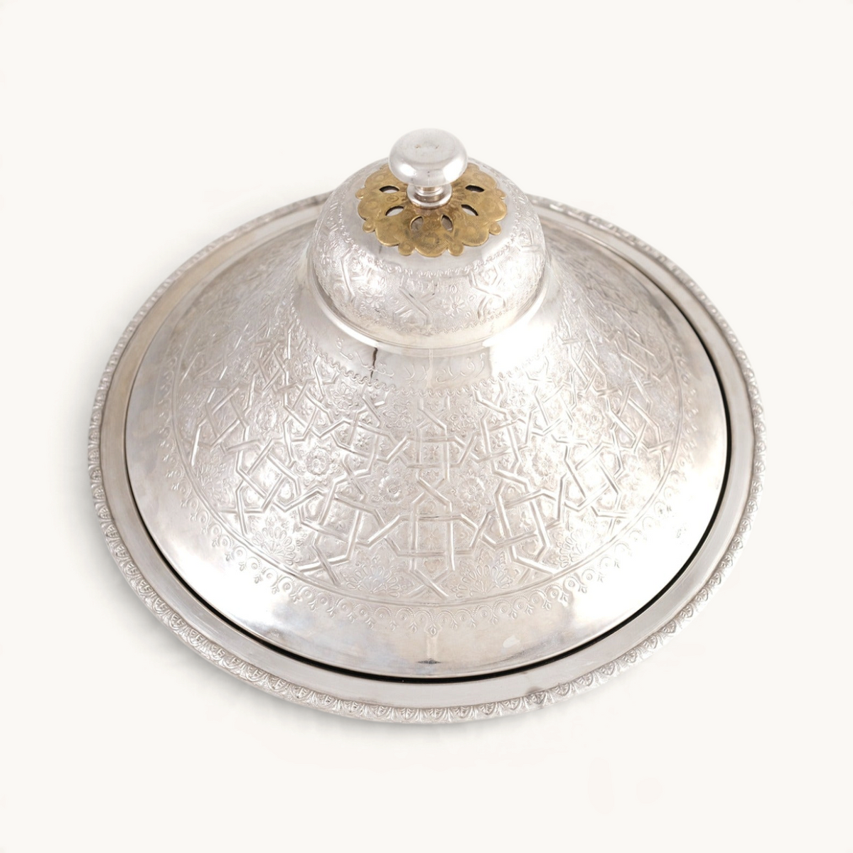 Moroccan-silver-ornate-serving-dish