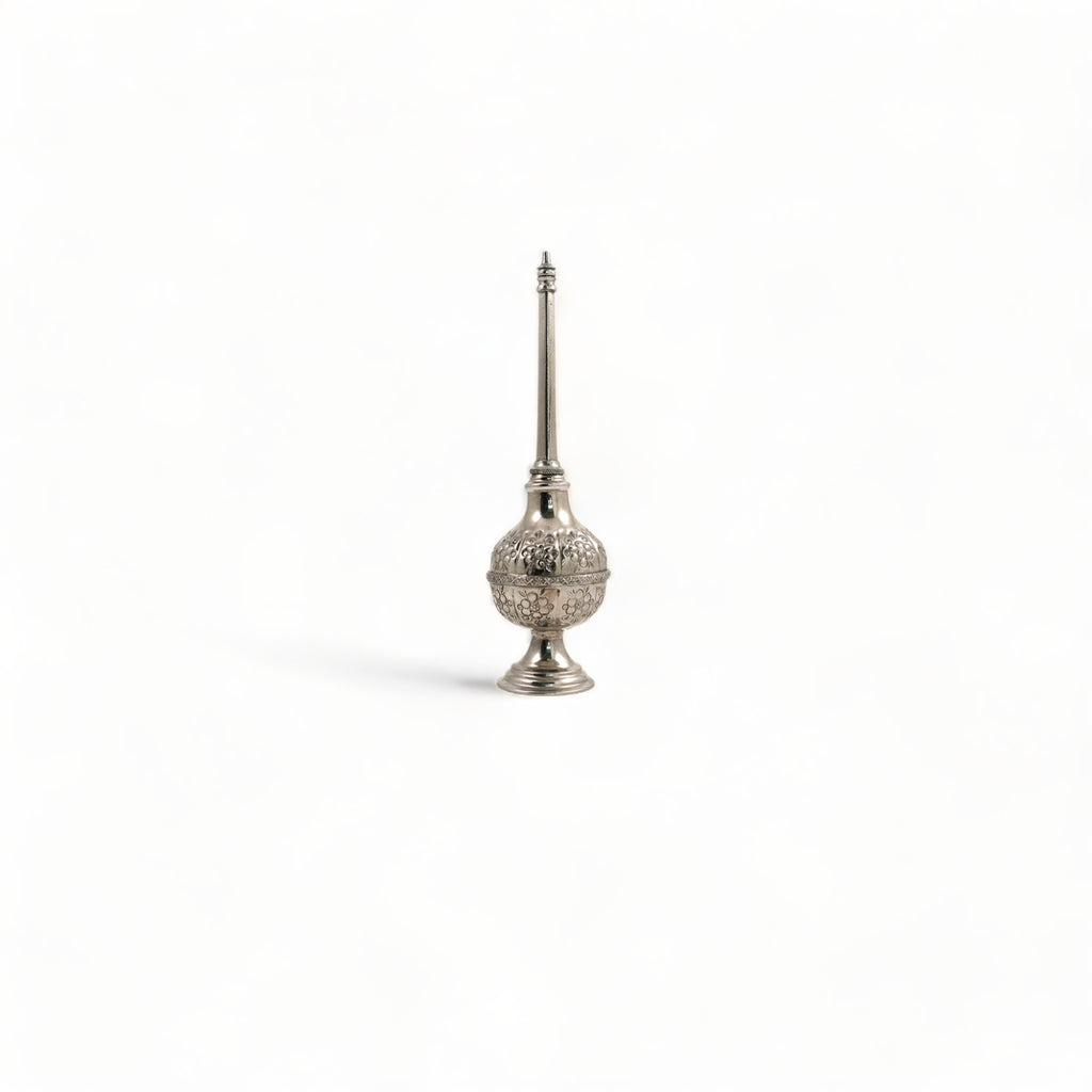 Silver Plated Authentic Moroccan Rose Water Sprinkler Bottle
