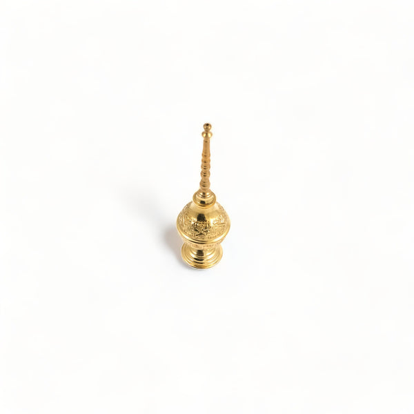 Yellow Copper Authentic Moroccan Rose Water Sprinkler Bottle