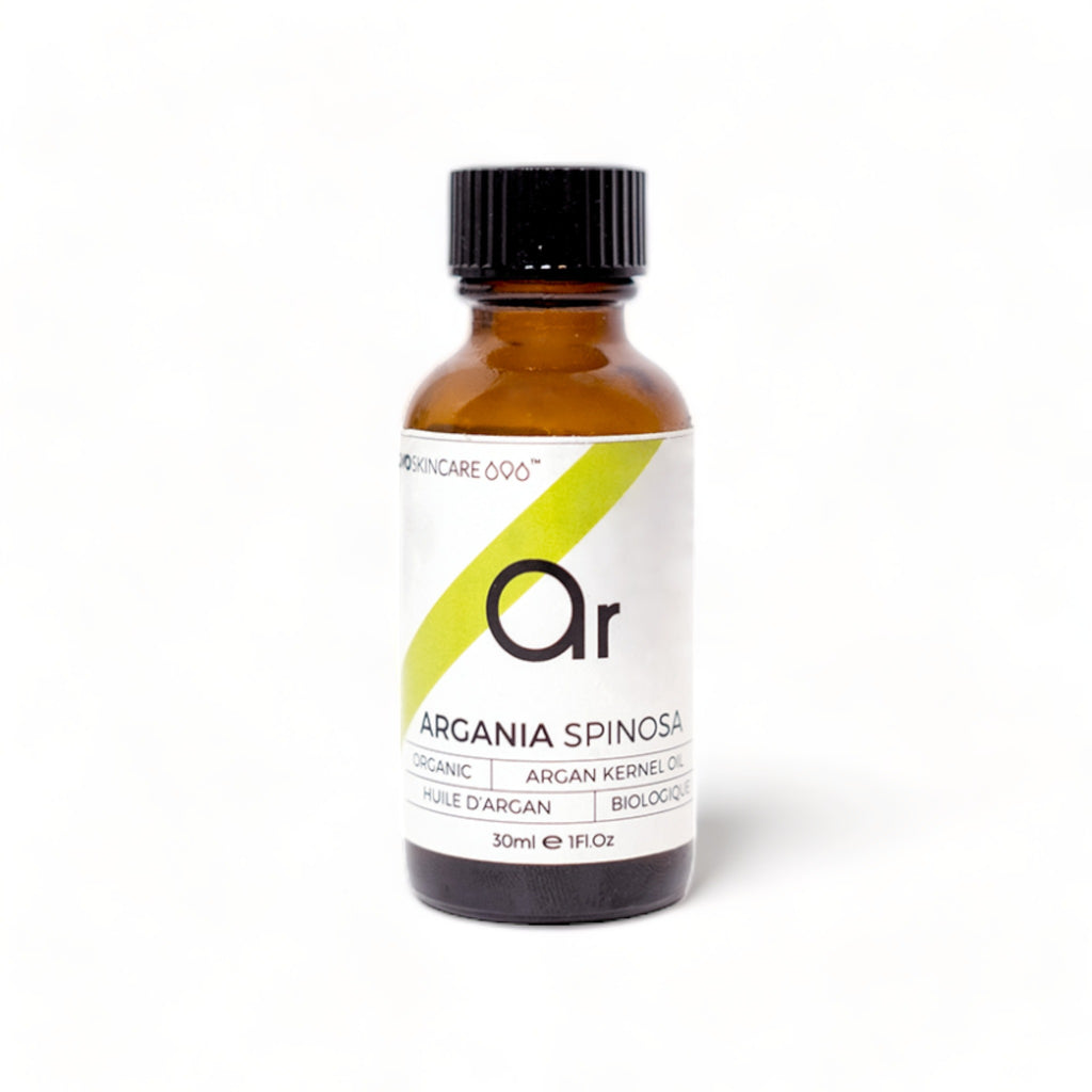 Bottle of OVO Skincare's Unroasted Organic Argan Kernel Oil in a 30ml size.