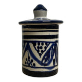 traditional-terracotta-moroccan-spice-container-white-navy-pattern