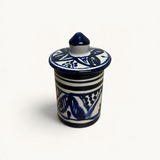 traditional-terracotta-moroccan-spice-container-white-navy-pattern