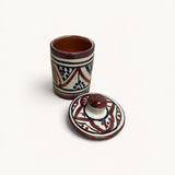 traditional-terracotta-moroccan-spice-container-white-burgundy-blue-yellow-pattern