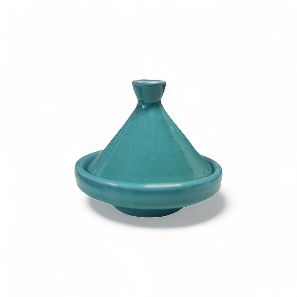 Glazed Ceramic Micro Tajines - Versatile and Vibrant Table Accents