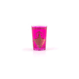 TUYYA Fibule Moroccan tea glass with traditional pattern, 6 oz