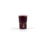 TUYYA Fibule Moroccan tea glass with traditional pattern, 6 oz