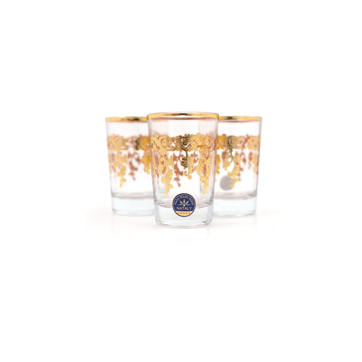 TUYYA Roma Grappa gold Moroccan tea glass