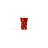 TUYYA Floral Moroccan tea glass with floral pattern, 4 oz