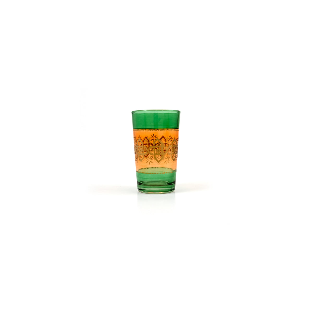 TUYYA Henna Berrad Moroccan tea glass with traditional pattern, 4 oz