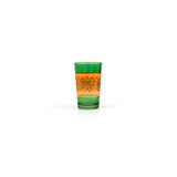 TUYYA Henna Berrad Moroccan tea glass with traditional pattern, 4 oz
