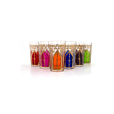 TUYYA Tamanssourt Moroccan tea glass with traditional pattern