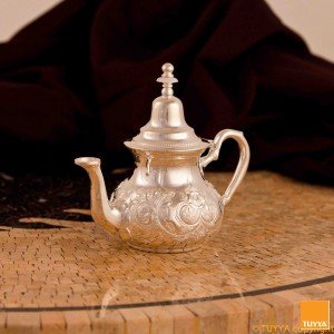 Silverplated Teapot MANCHESTER TRADITION Medium2 NOLEGS