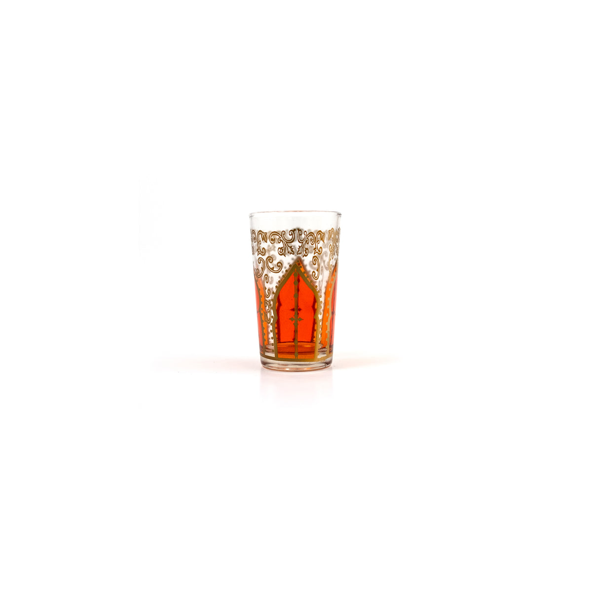 TUYYA Tamanssourt Moroccan tea glass with traditional pattern
