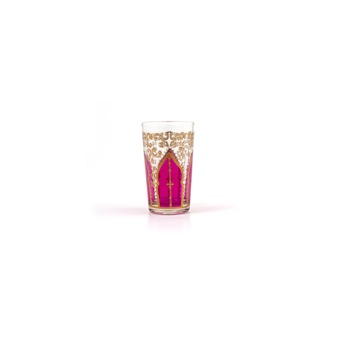 TUYYA Tamanssourt Moroccan tea glass with traditional pattern