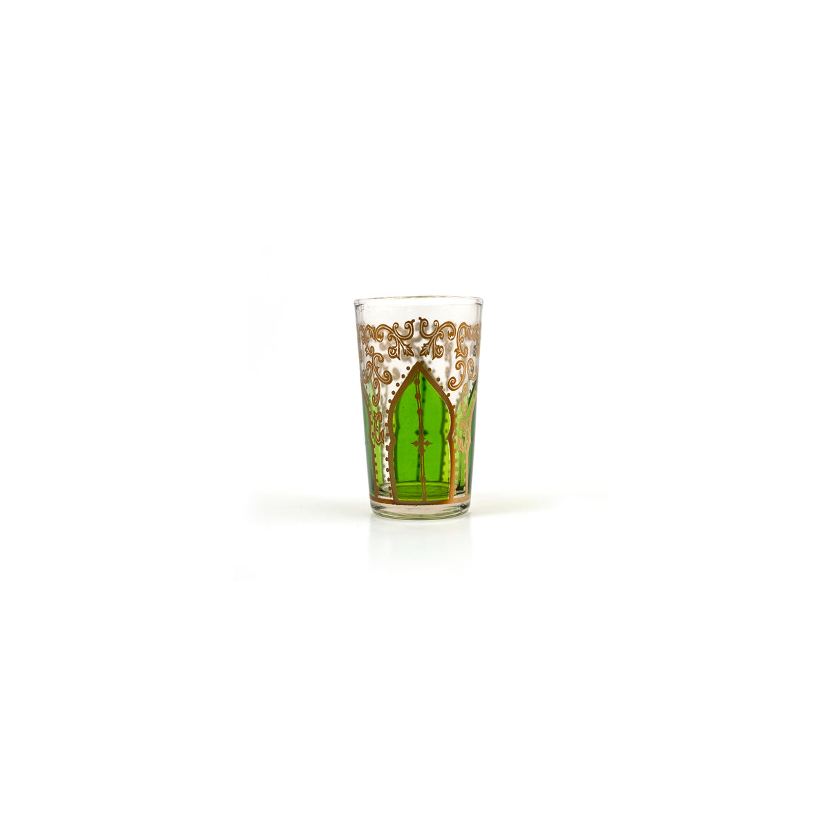 TUYYA Tamanssourt Moroccan tea glass with traditional pattern