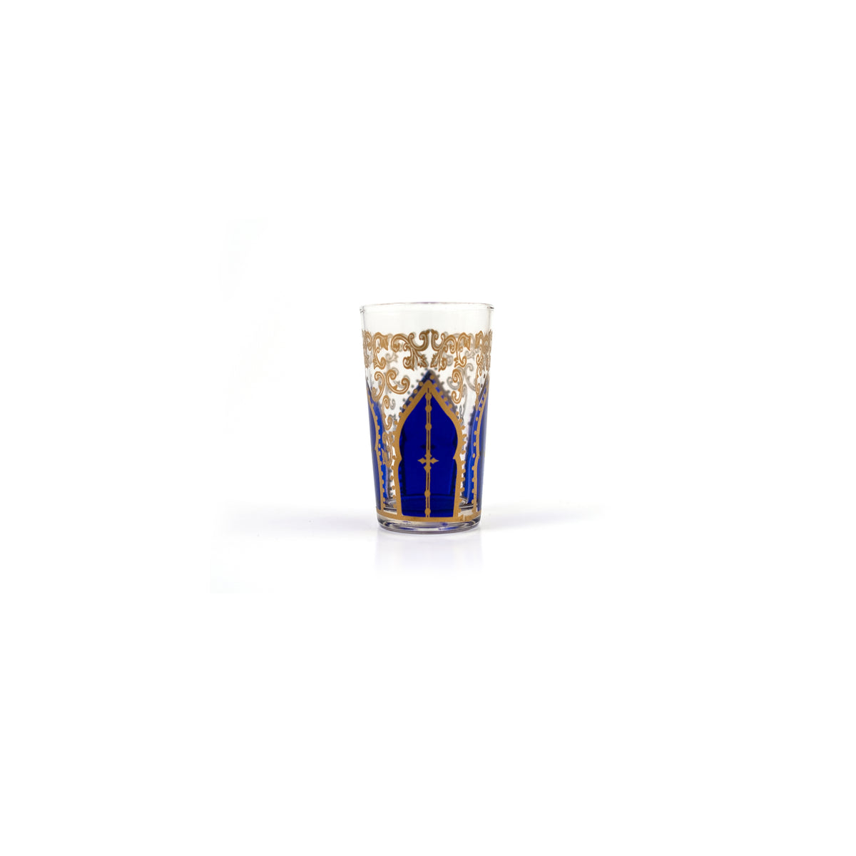 TUYYA Tamanssourt Moroccan tea glass with traditional pattern