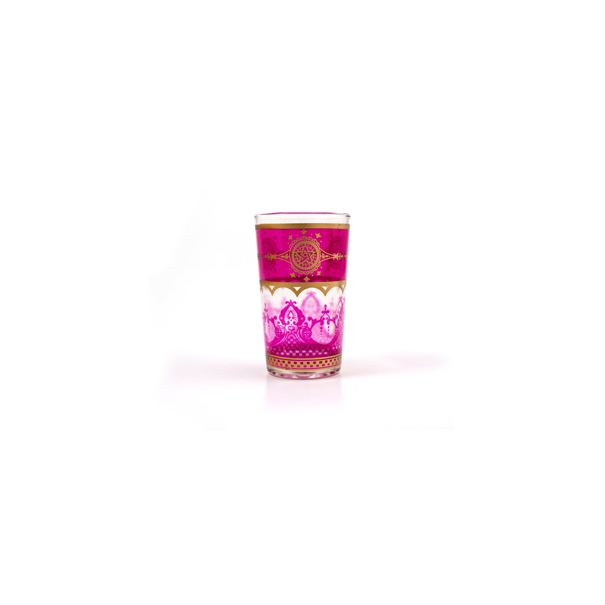 TUYYA Touareg Moroccan tea glass with traditional pattern, 4 oz