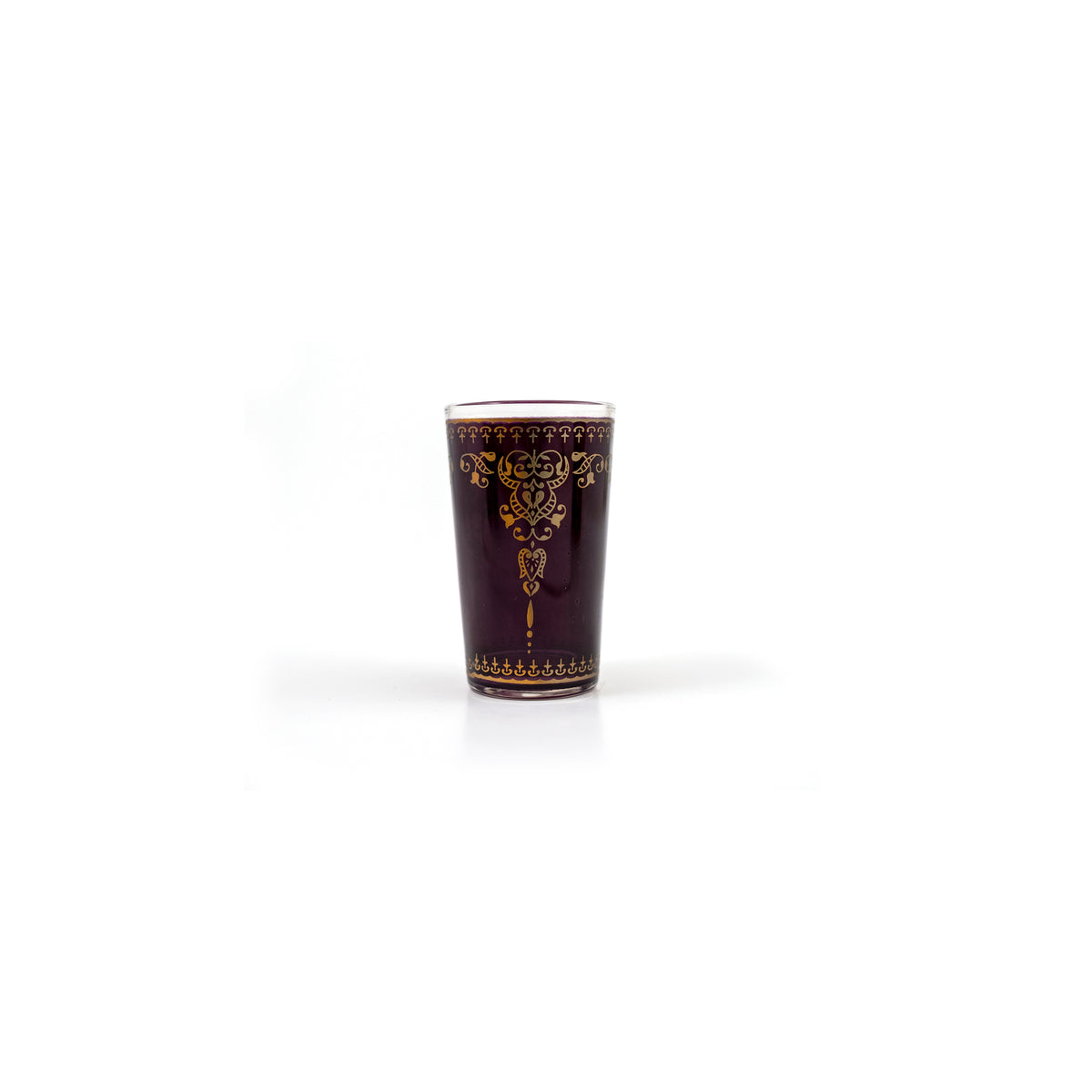 TUYYA Marjana Moroccan tea glass with traditional pattern, 4 oz