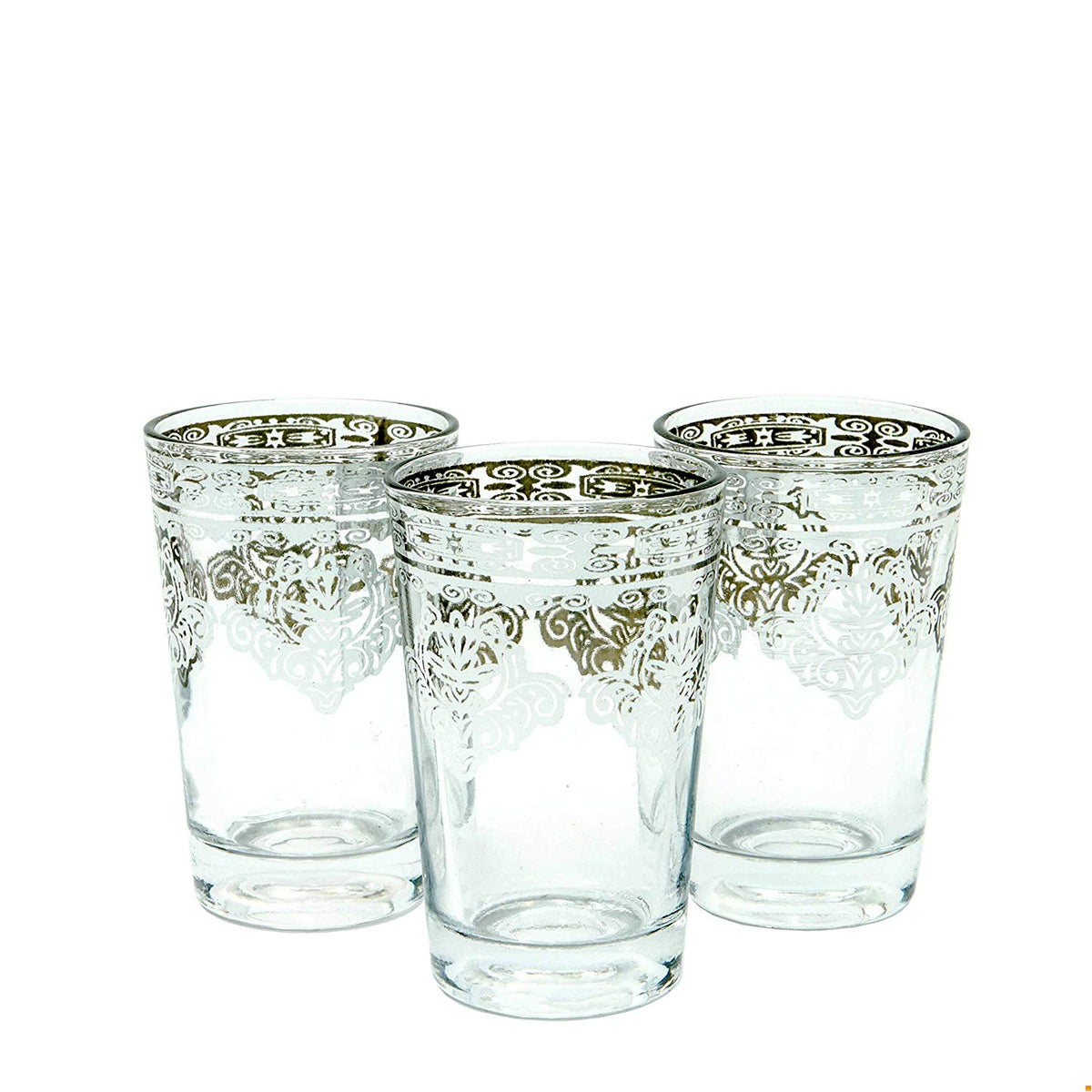TUYYA silver-plated Moroccan tea glass, classic design