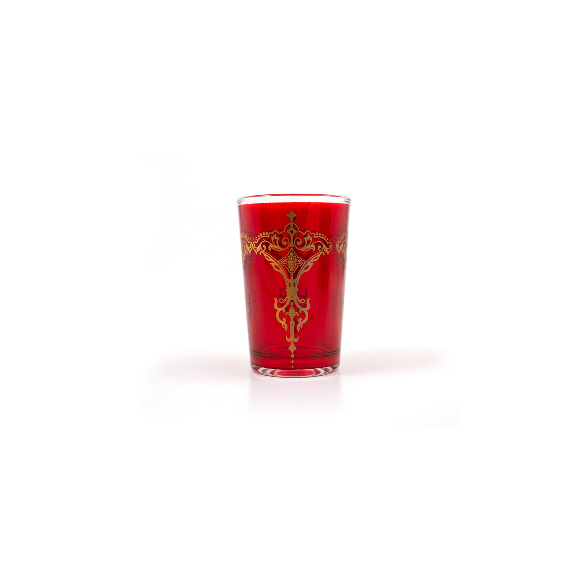 TUYYA Kandil Moroccan tea glass with traditional pattern, 6 oz