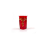 TUYYA Kandil Moroccan tea glass with traditional pattern, 6 oz