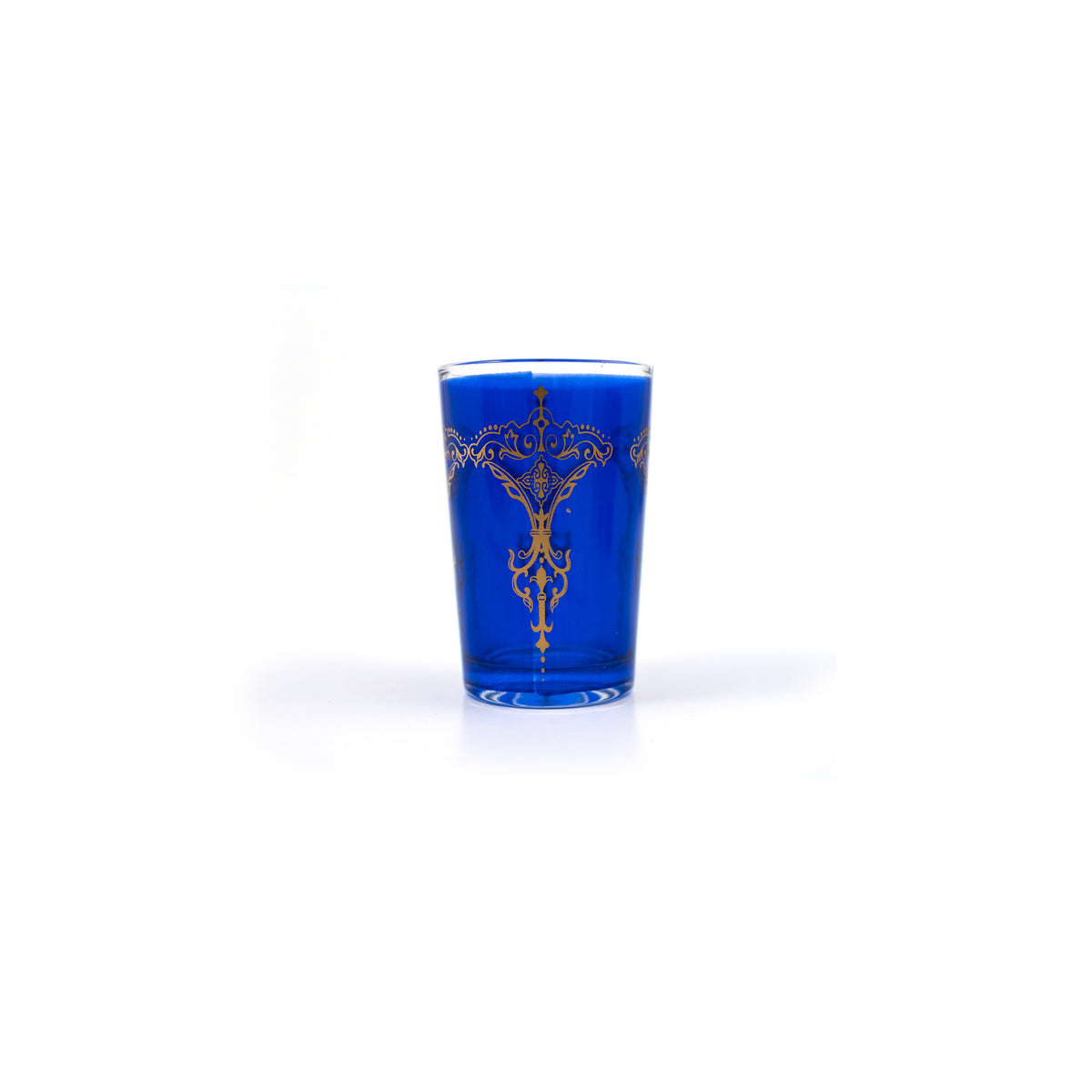 TUYYA Kandil Moroccan tea glass with traditional pattern, 6 oz