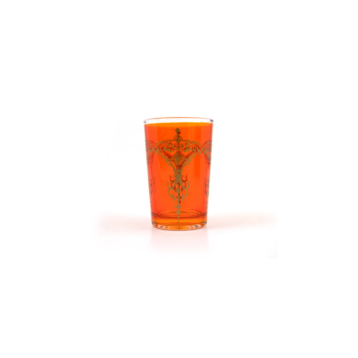 TUYYA Kandil Moroccan tea glass with traditional pattern, 6 oz