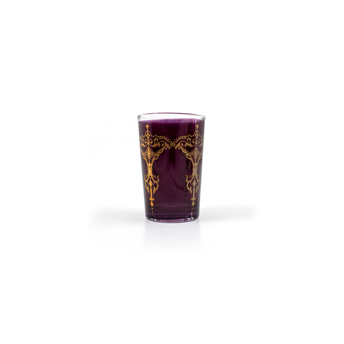 TUYYA Kandil Moroccan tea glass with traditional pattern, 6 oz