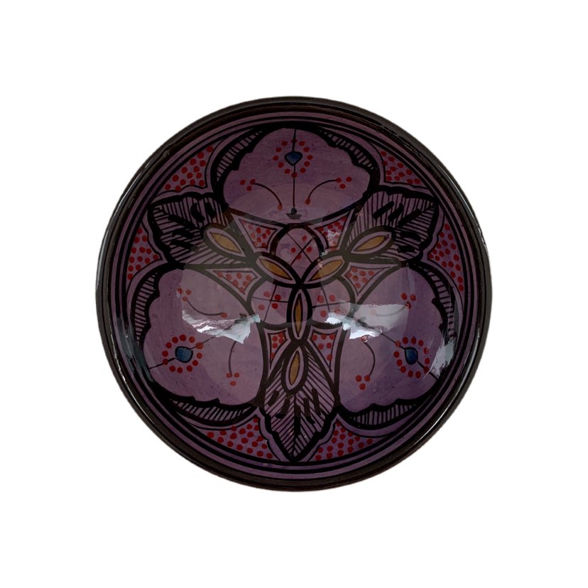 Ceramic Bowl, Purple